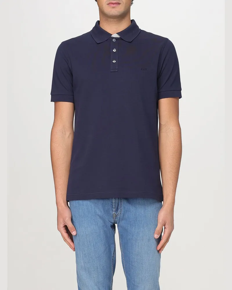 Fay Polo herren Blau