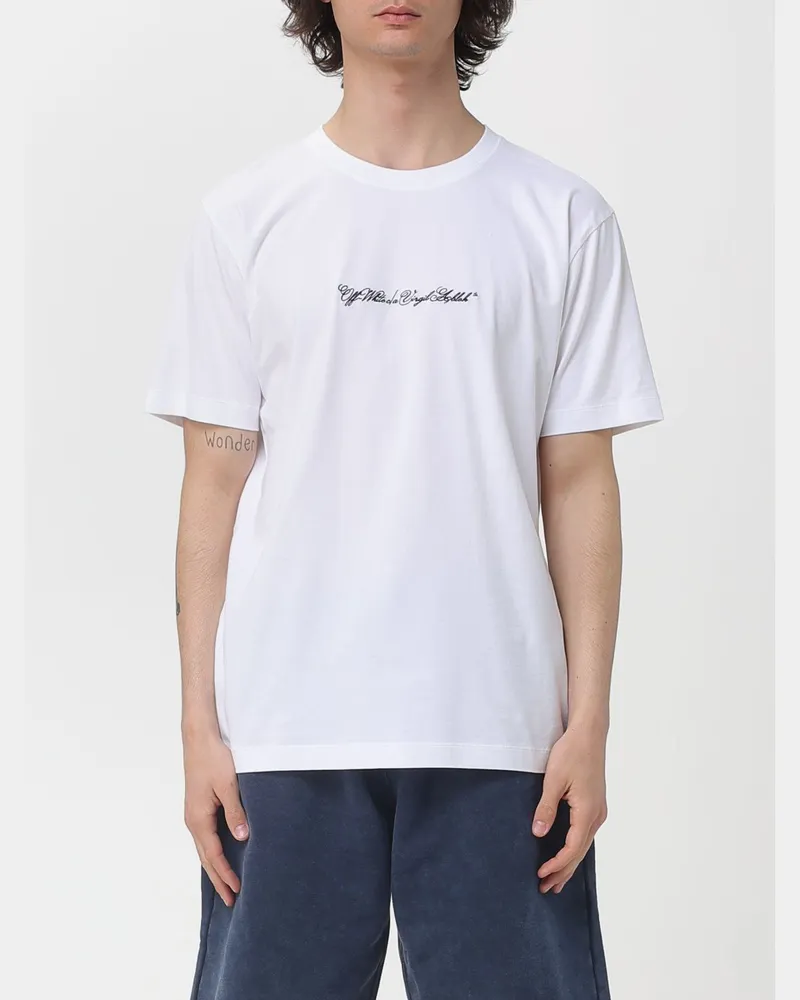 OFF-WHITE T-shirt herren Weiß