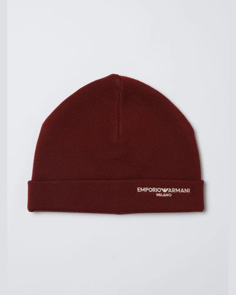 Emporio Armani Hut herren Burgunderrot
