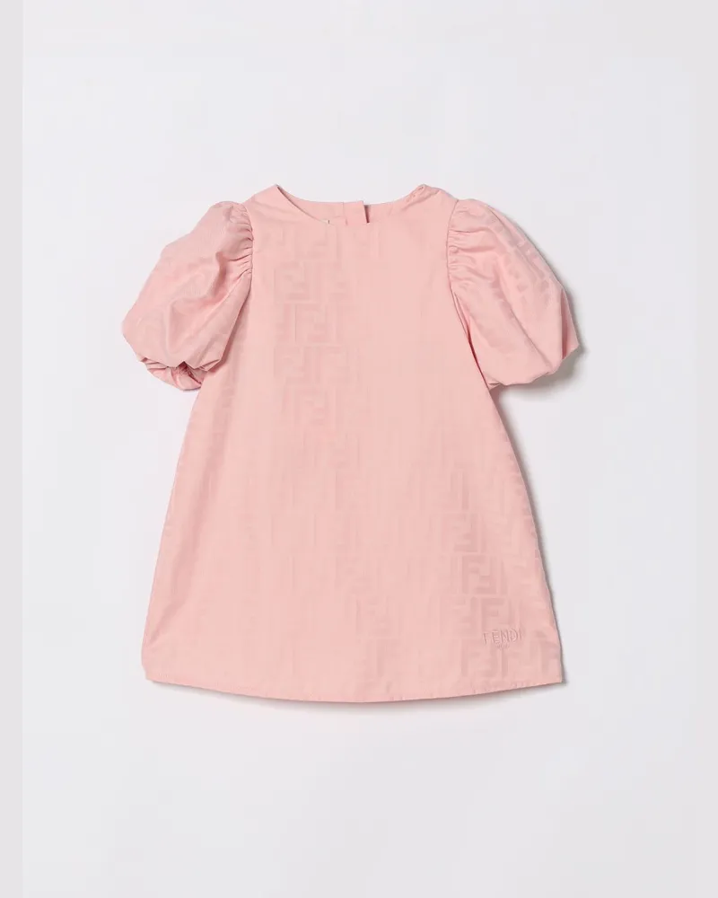 Fendi Baumwoll-Minikleid Pink