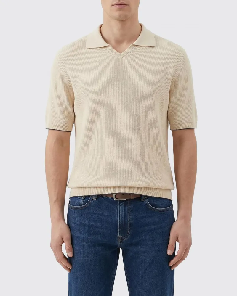 Brunello Cucinelli Pullover herren Haselnuss