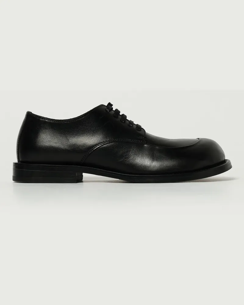 Moschino Leder-Derby Schwarz