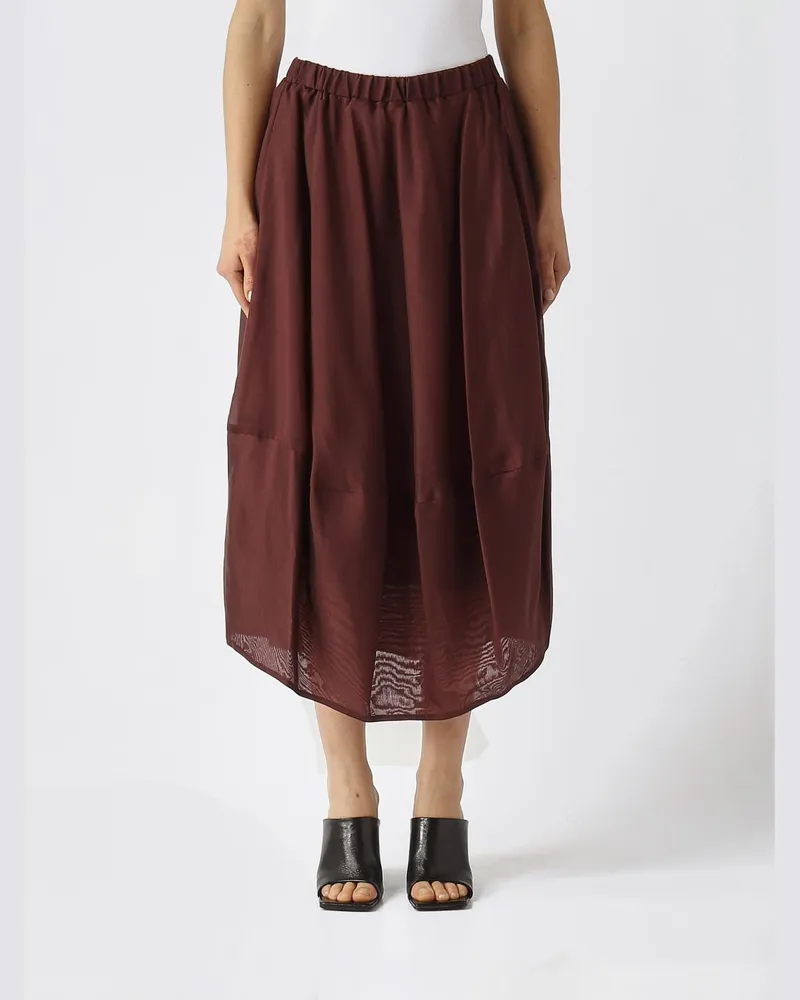 MEIMEIJ Hose damen Burgunderrot