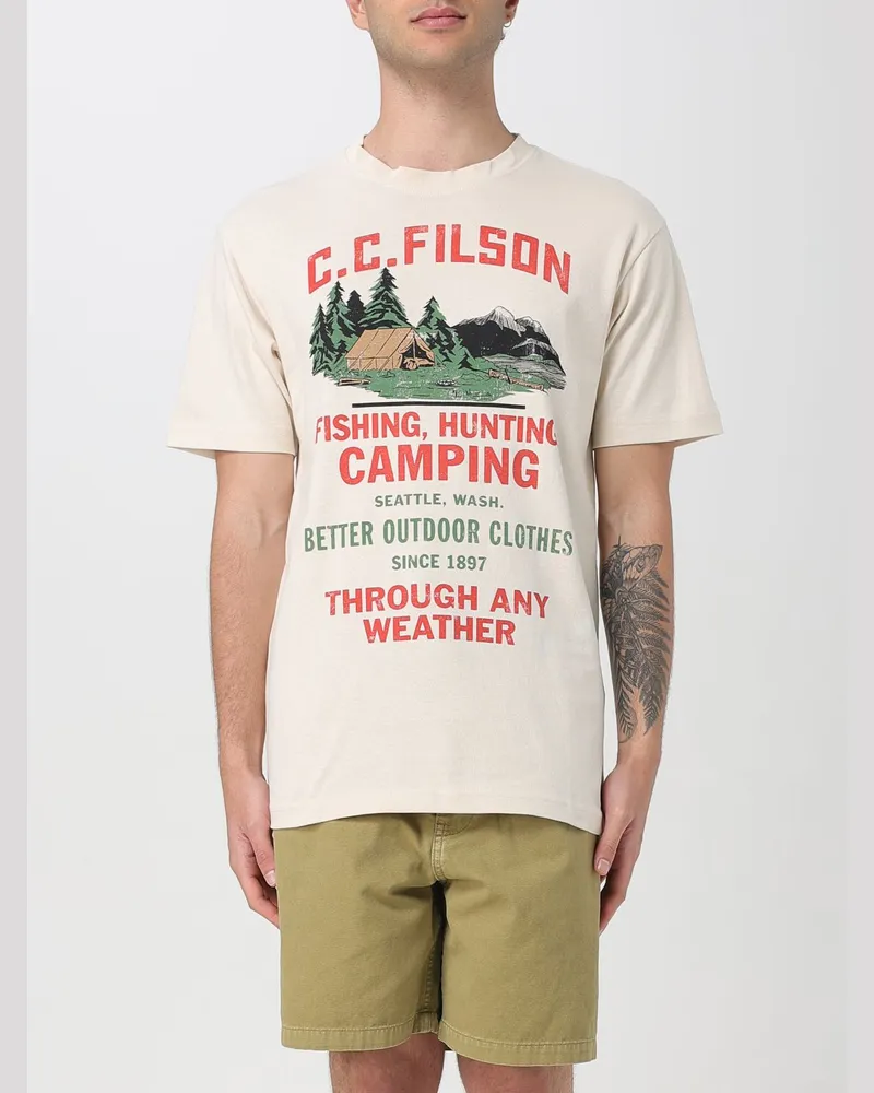Filson T-shirt herren Blau