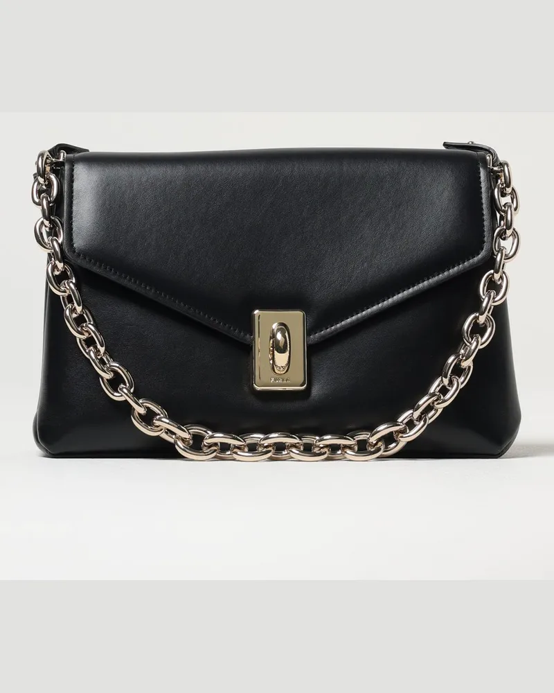 Furla Schultertasche damen Schwarz