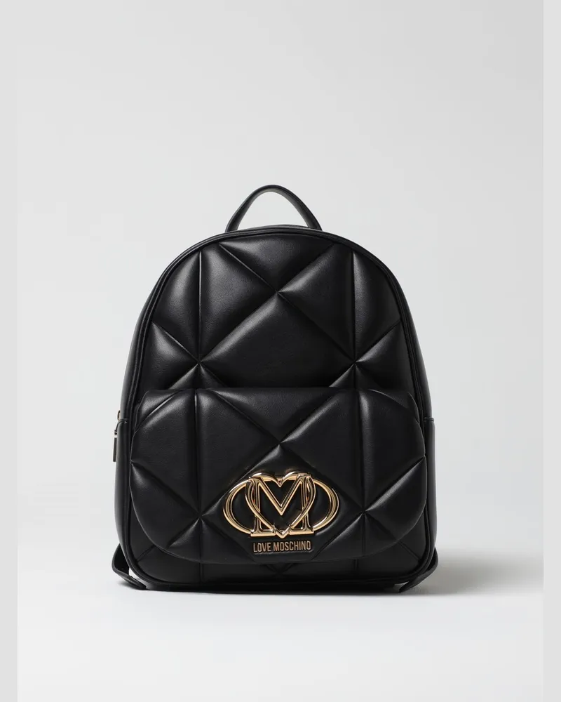 Moschino Rucksack damen Schwarz