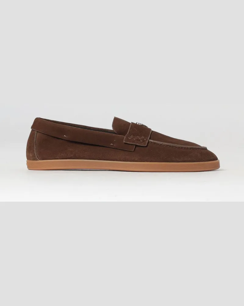 Cesare Paciotti Wildleder-Mokassins Dark