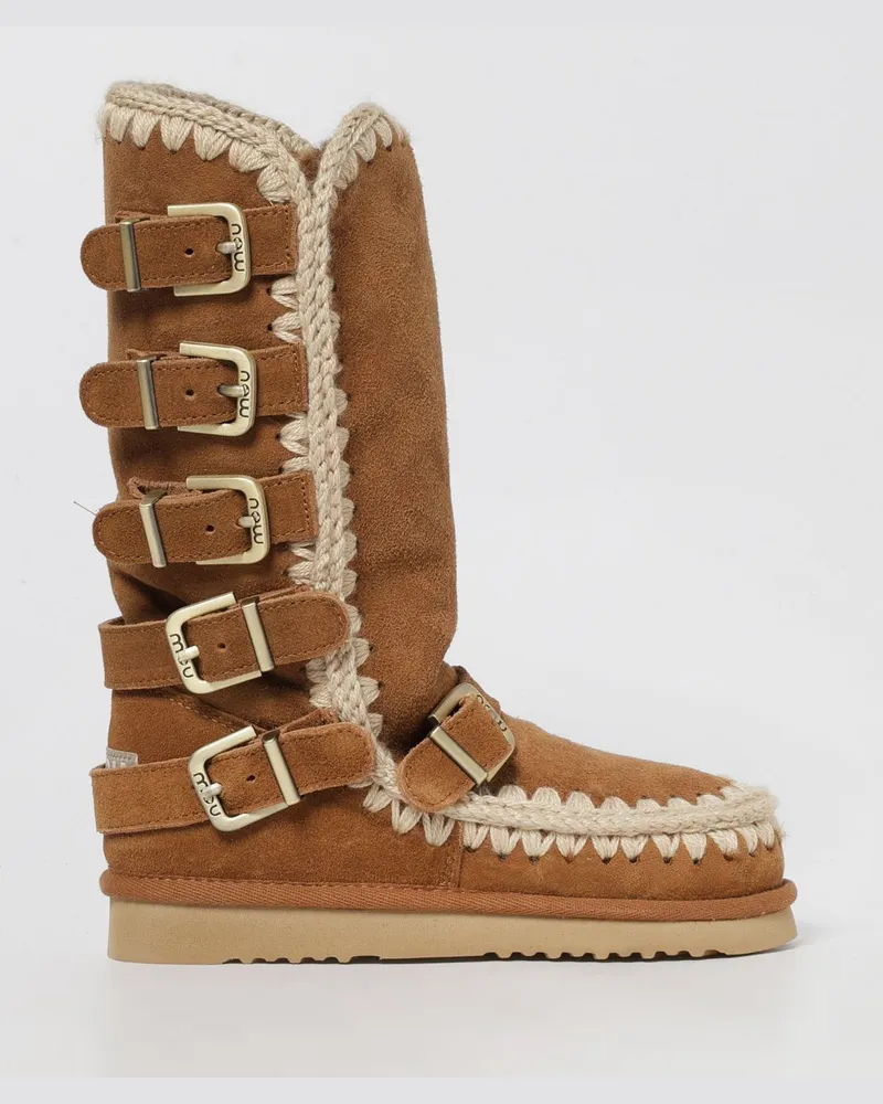 Mou Flache stiefeletten damen Braun