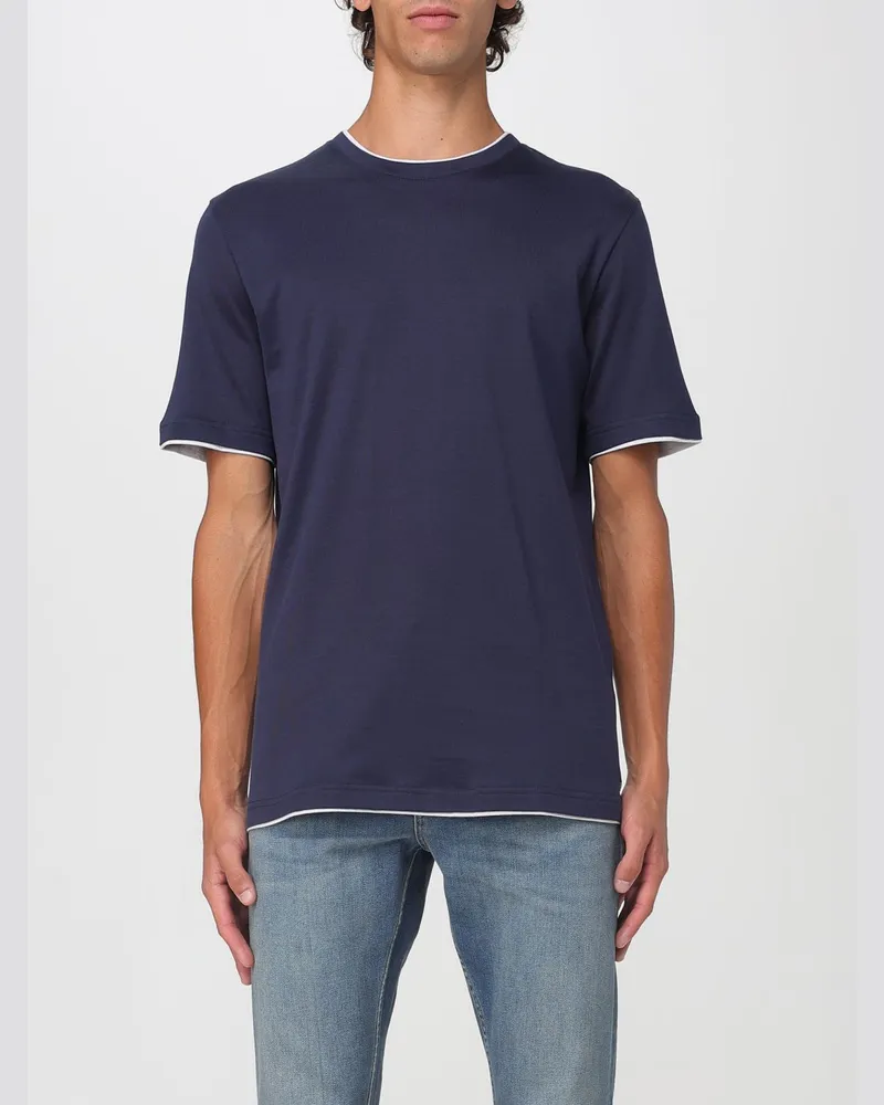 Eleventy T-shirt herren Blau