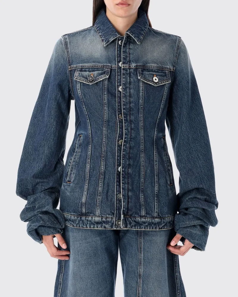 Jean Paul Gaultier Mantel damen Blau