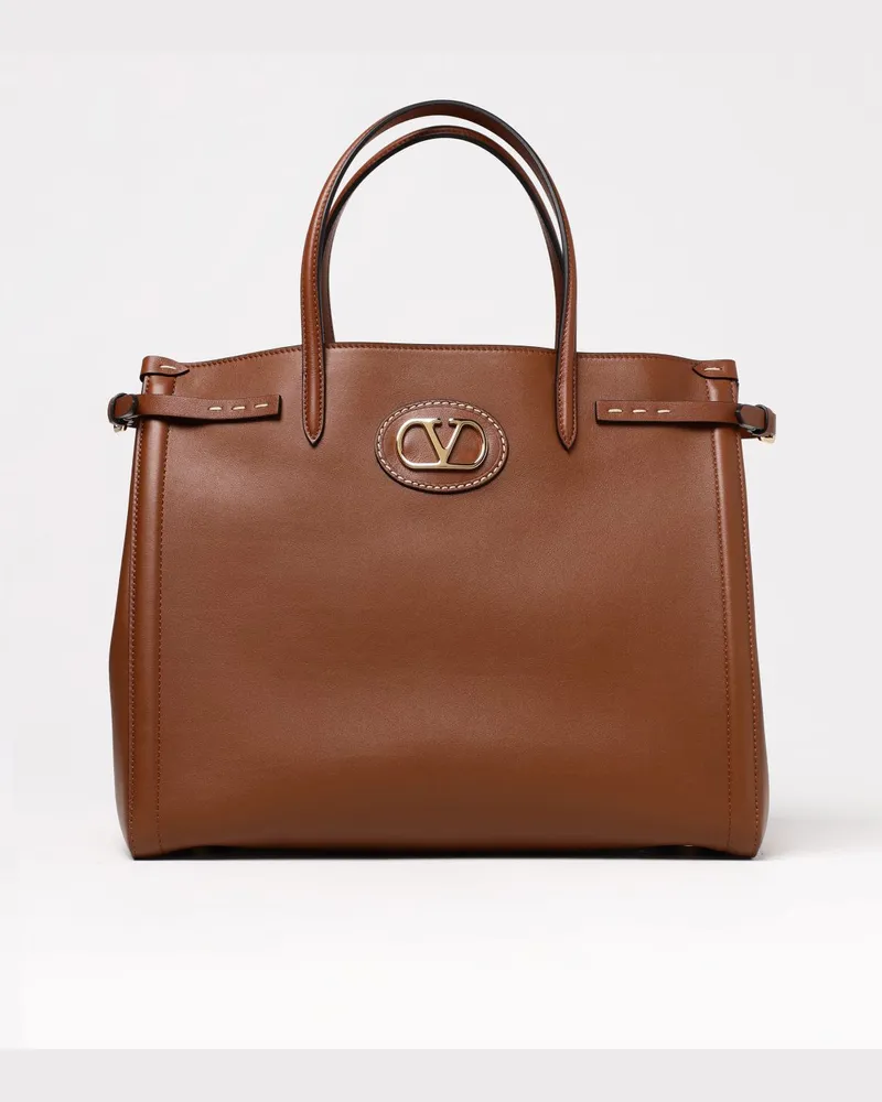 Valentino Garavani Schultertasche damen Tabak