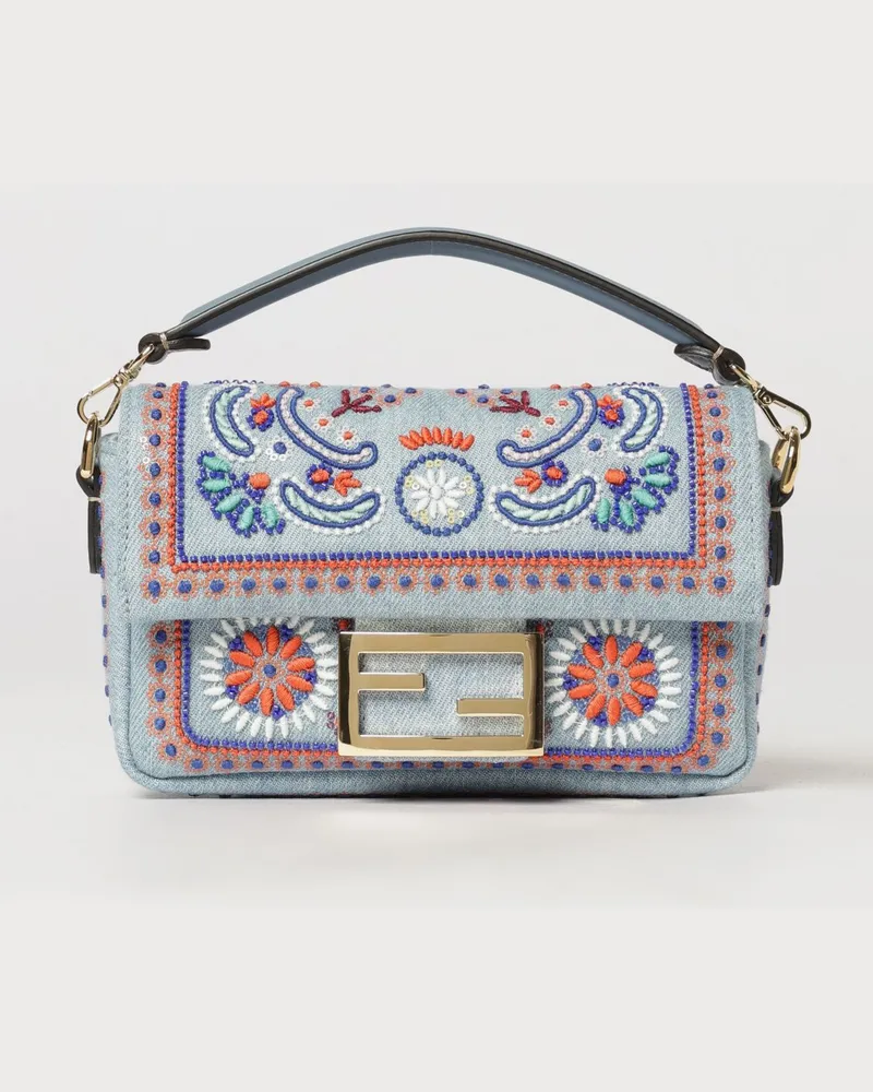 Fendi Minitasche damen Blau