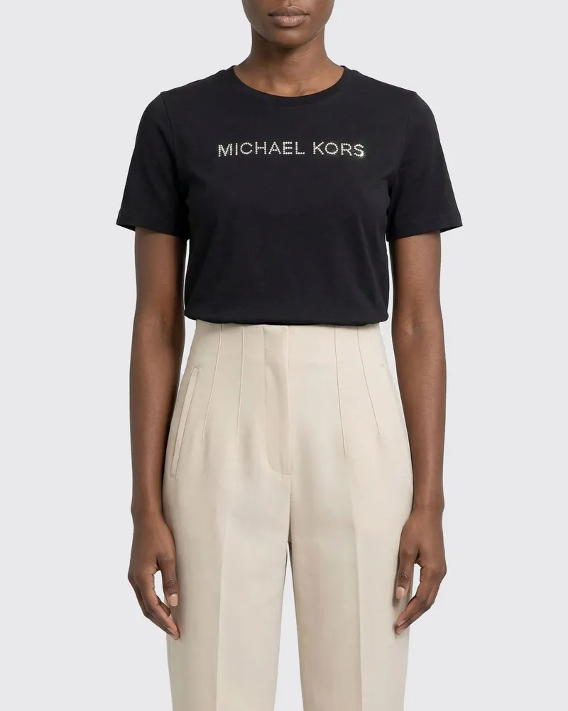 Michael Kors T-shirt damen Schwarz