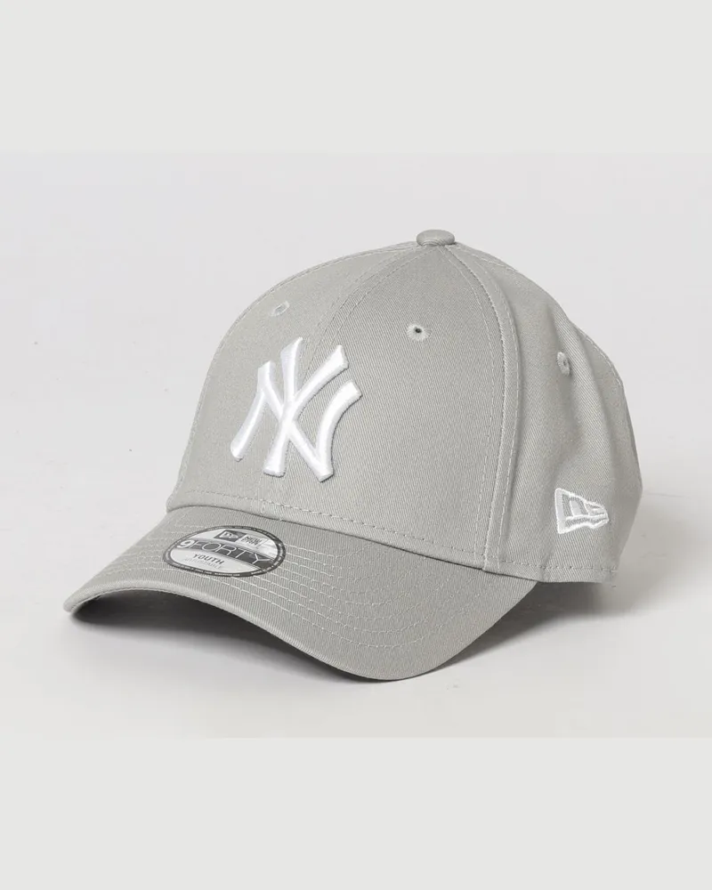 New Era 9Forty NY Yankees Baumwoll-Cap für Jungen mit gesticktem Logo Grau