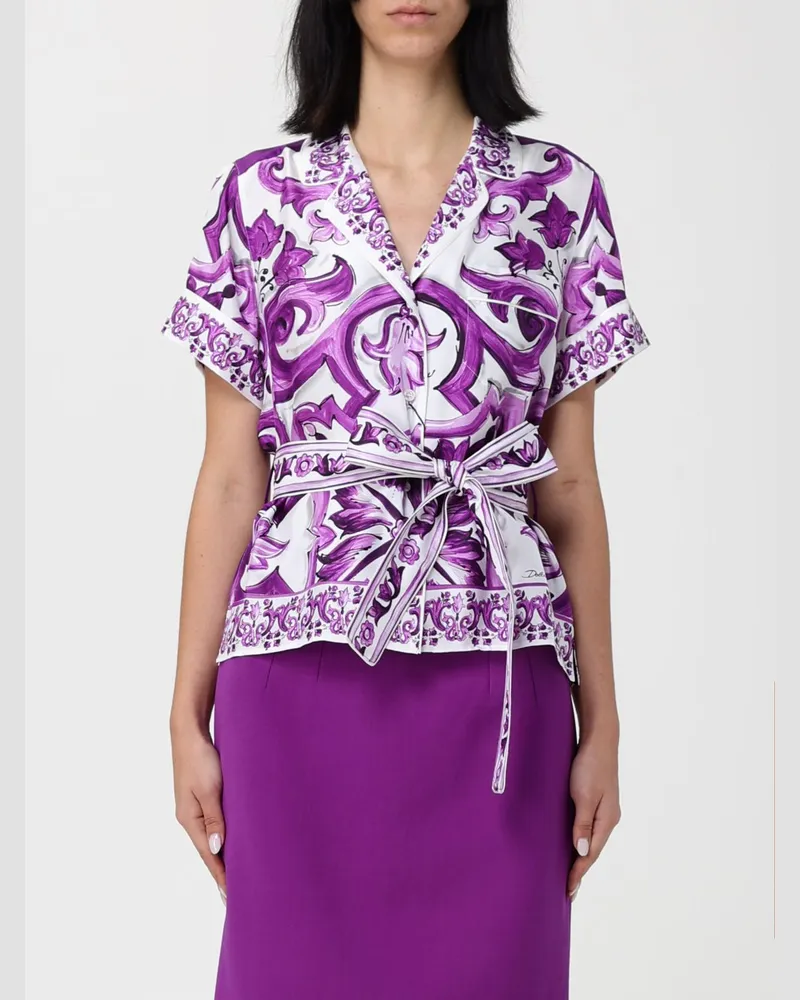 Dolce & Gabbana Hemdbluse damen Dolce & Gabbana Violett