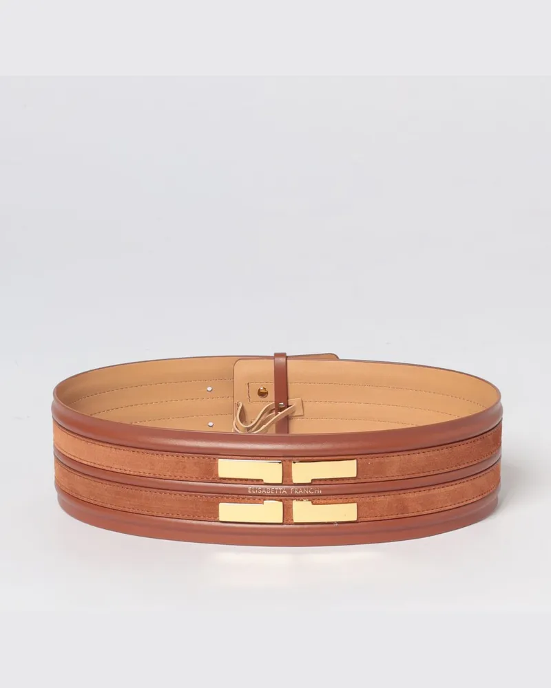 Elisabetta Franchi Gürtel damen Braun