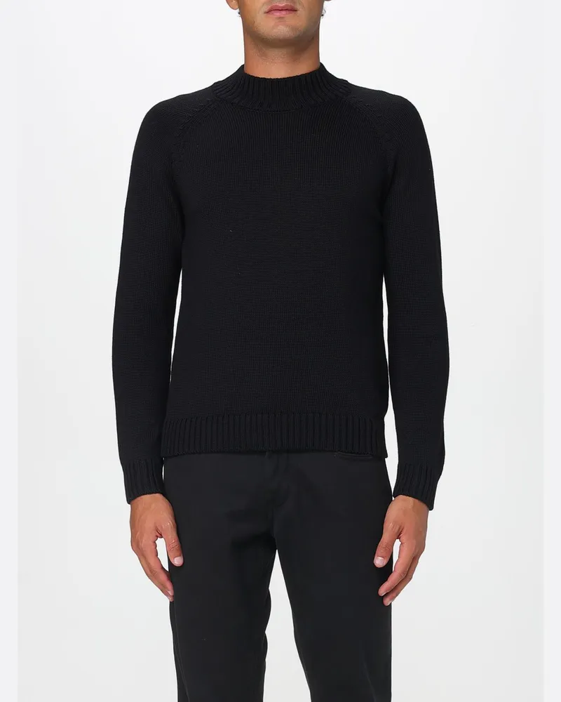 Zanone Sweatshirt herren Schwarz