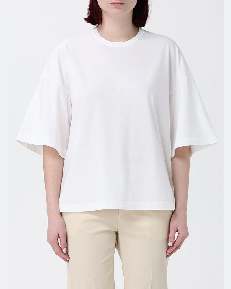 forte_forte Baumwoll T-Shirts Weiß