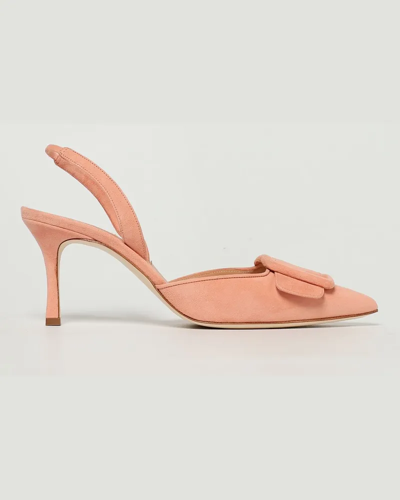 Manolo Blahnik Schuhe damen Korall