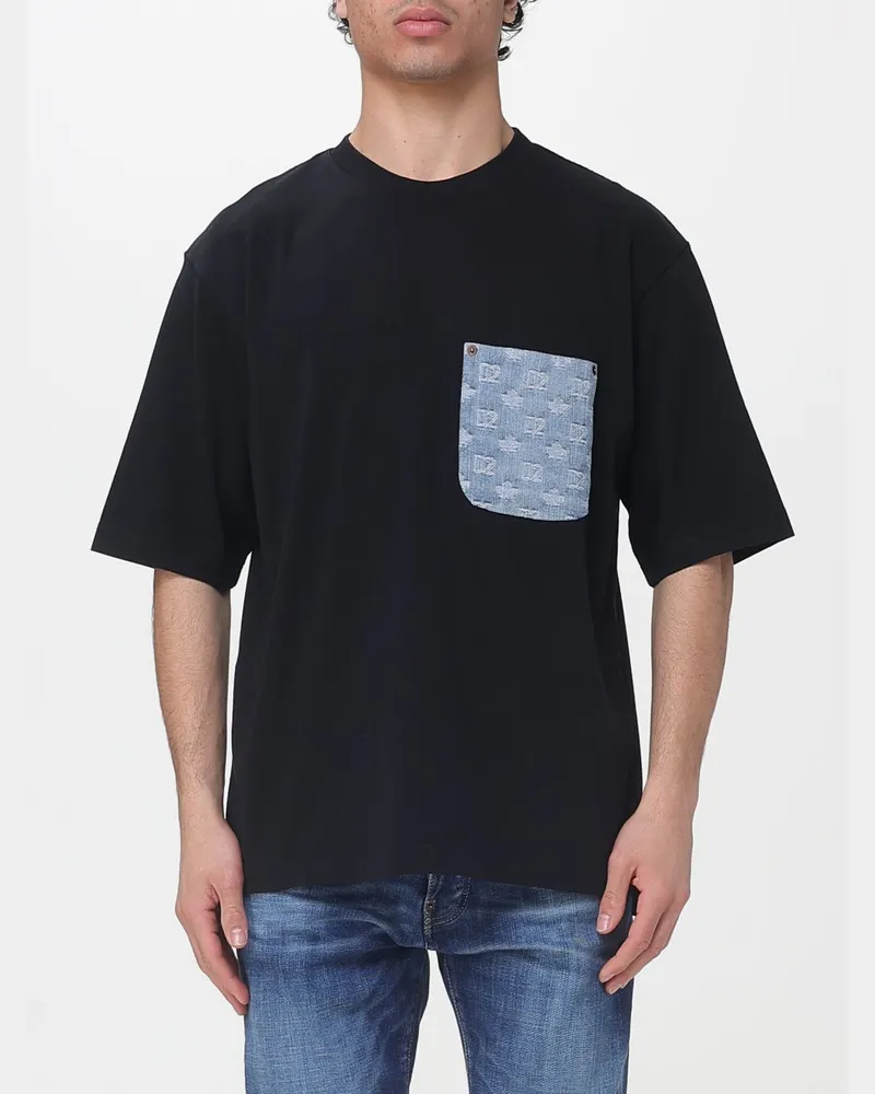 Dsquared2 T-shirt herren Schwarz