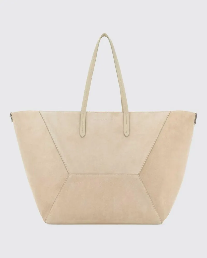 Brunello Cucinelli Handtasche damen Ivory