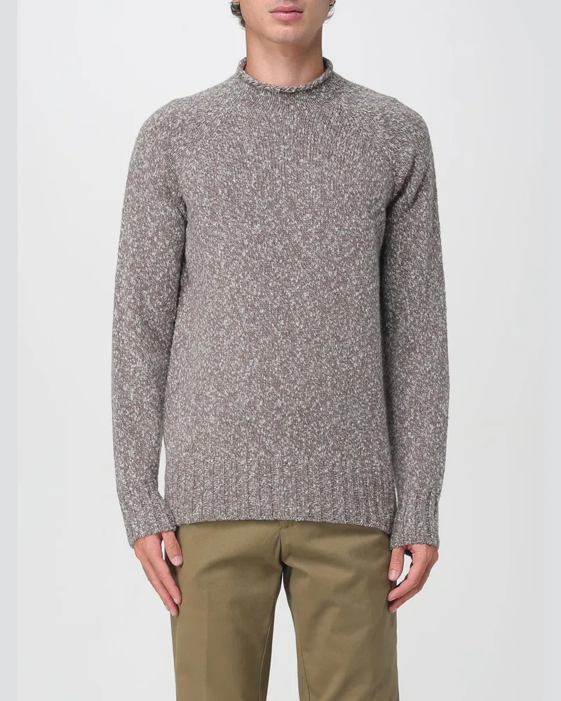 Drumohr  Pullover herren Taubengrau