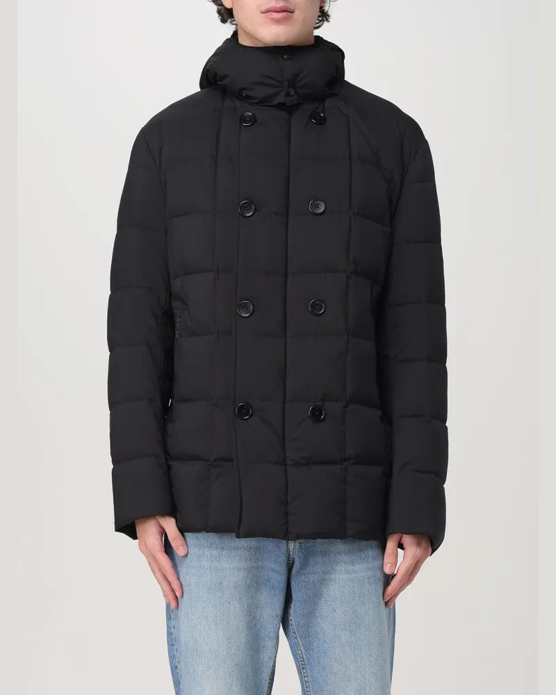 Fay Mantel herren Schwarz