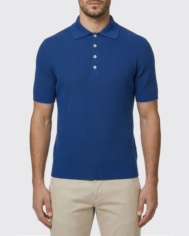 Brunello Cucinelli Polo herren Grau