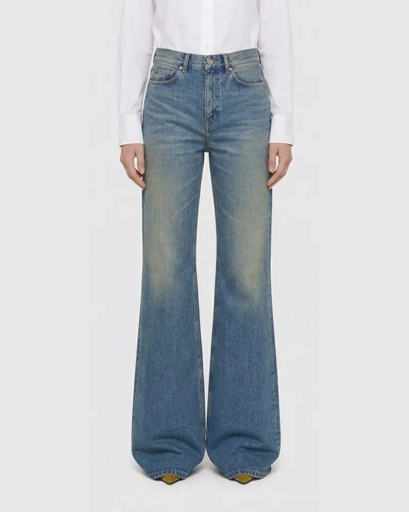 Saint Laurent Jeans damen Himmelblau
