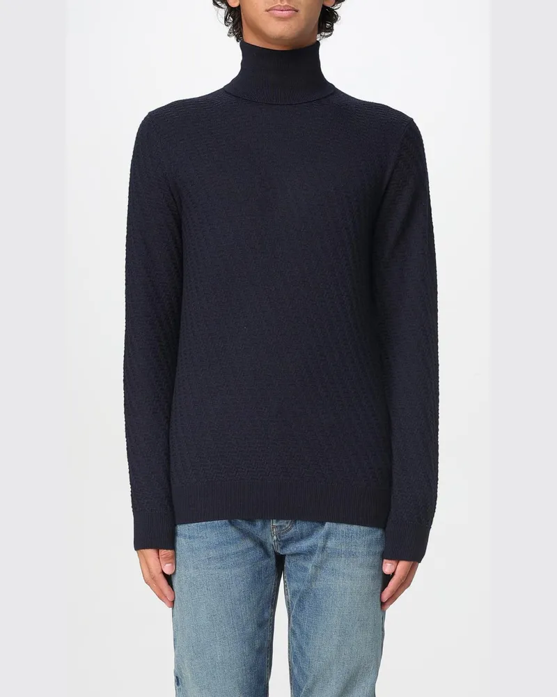 Paolo Pecora Milano Pullover herren Blau