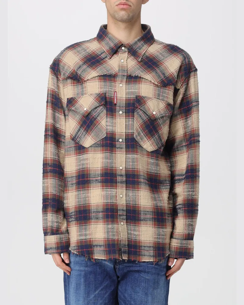 Dsquared2 Hemd herren Beige