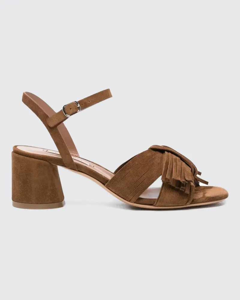 Casadei Cleo Wildleder-Sandalen Braun