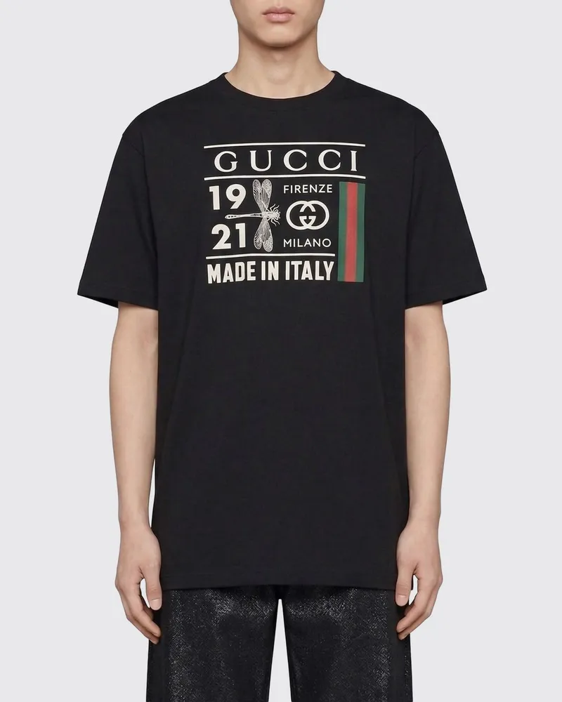 Gucci T-shirt herren Schwarz