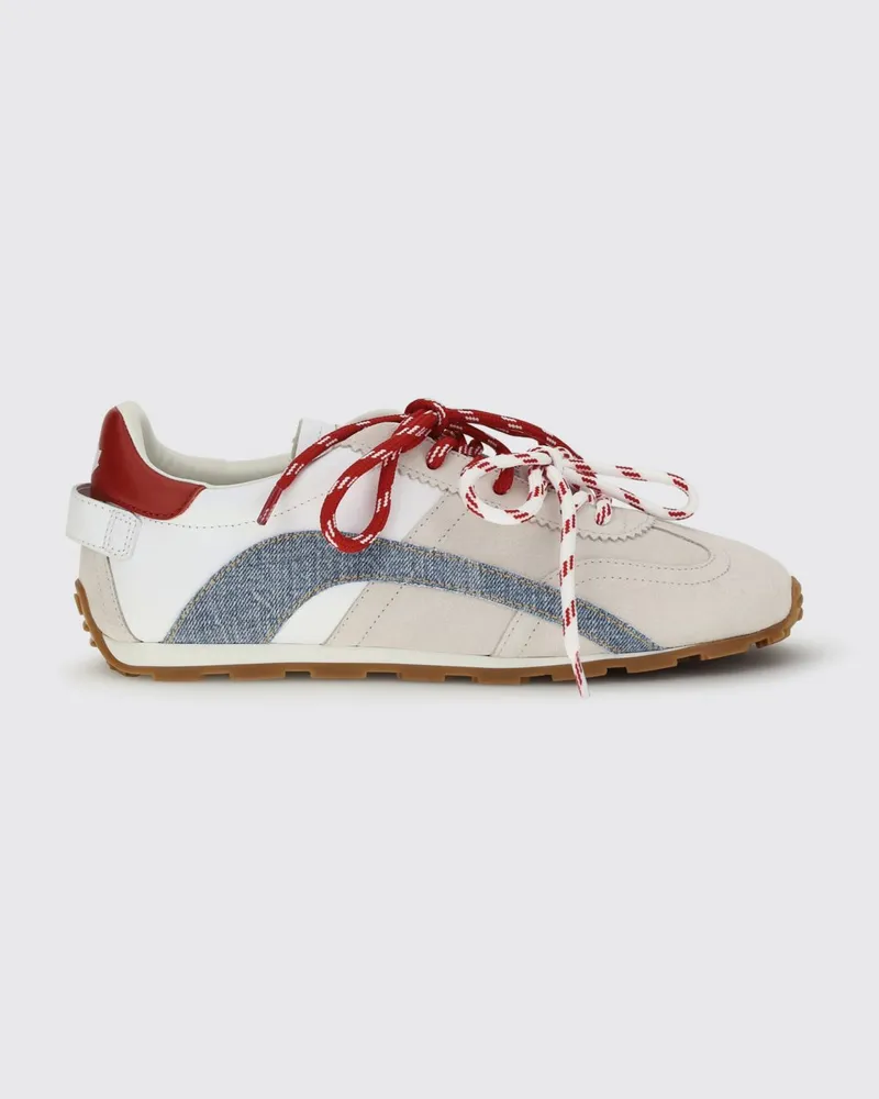 Dsquared2 DC-642 Sneakers aus Leder Weiß