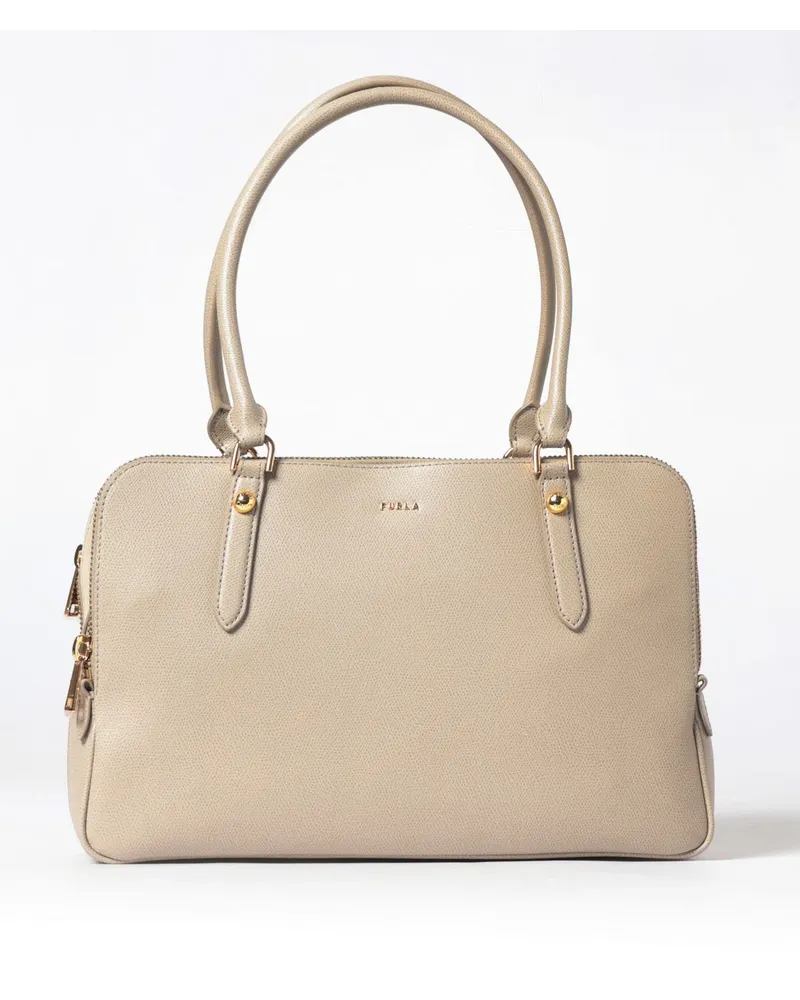 Furla Schultertasche damen Beige