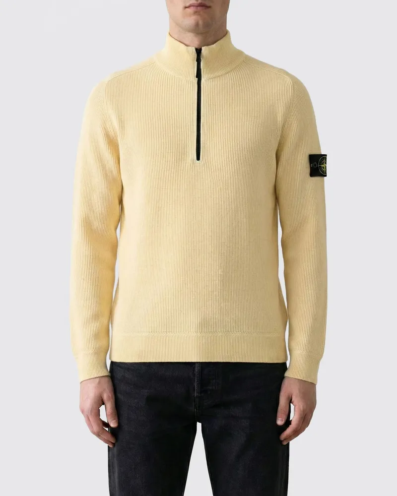 Stone Island Pullover herren Beige