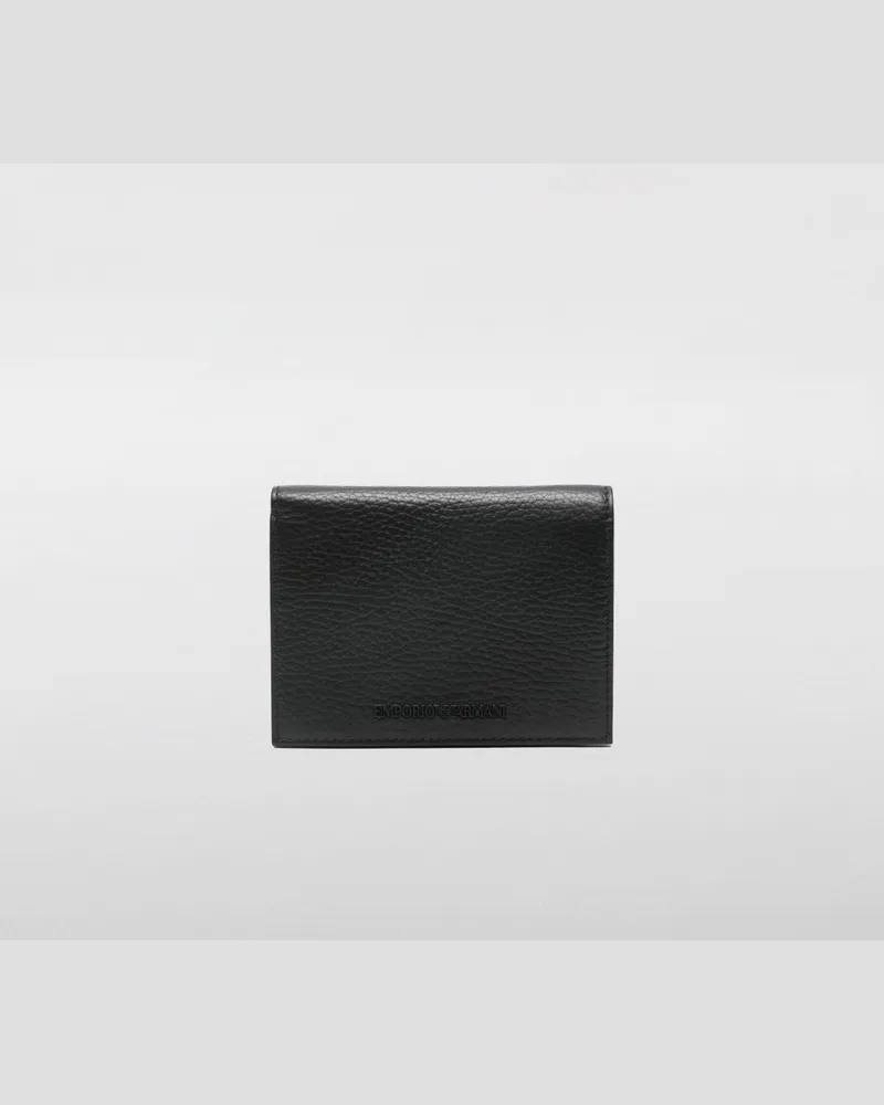 Emporio Armani Portmonnaie herren Schwarz