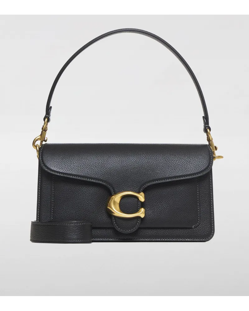 Coach Schultertasche damen Schwarz