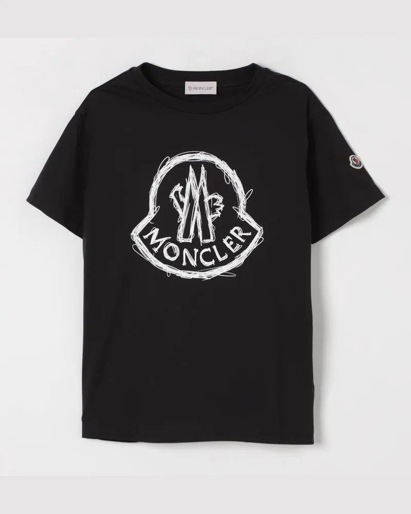 Moncler T-shirt kinder Schwarz