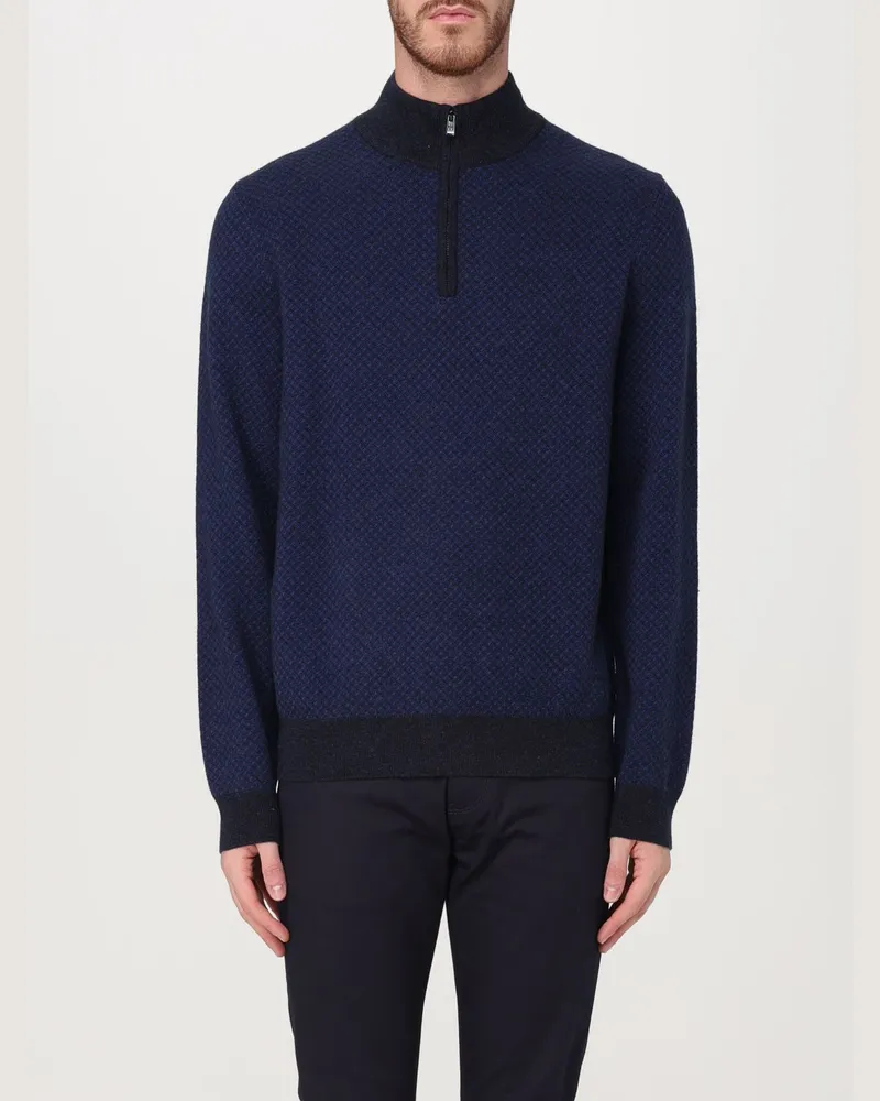 HUGO BOSS Pullover herren Blau
