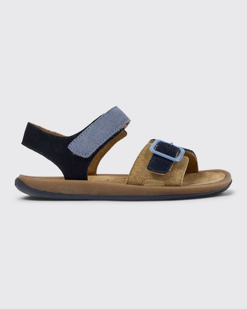 Camper Twins Sandalen aus Nubuk von Bunt
