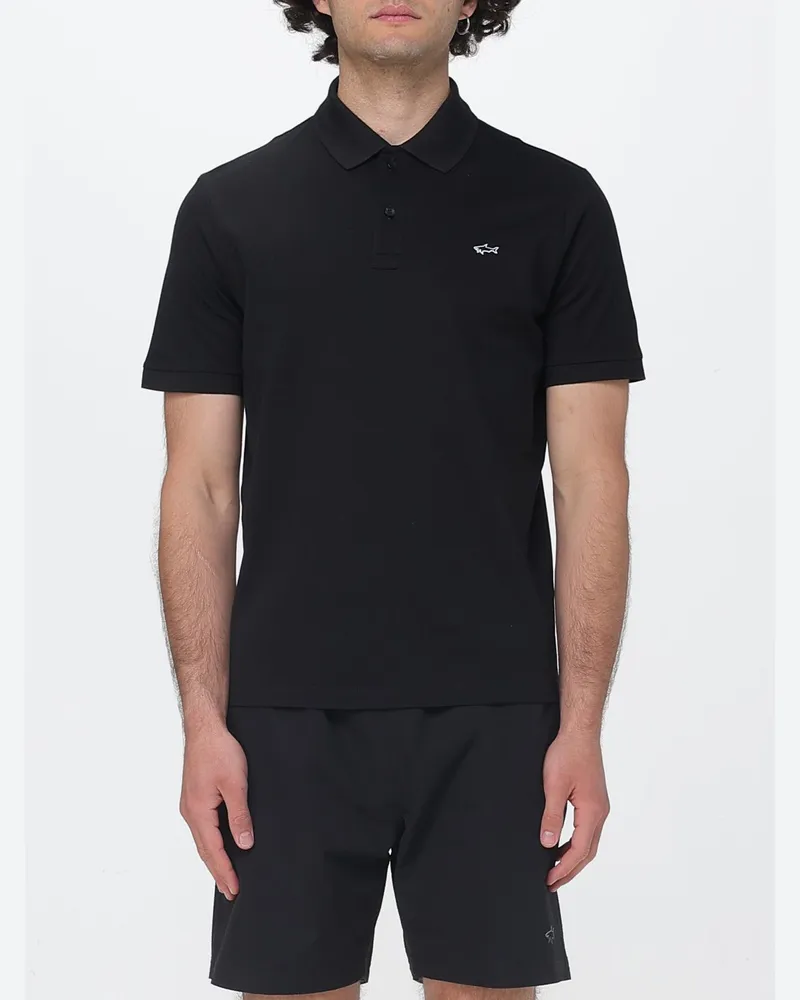 Paul & Shark PAUL  SHARK Baumwoll-Poloshirt mit Mini-Logo Paul & Shark Schwarz