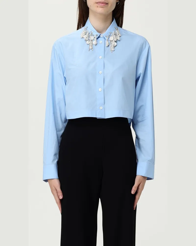 Pinko Hemdbluse damen Blau