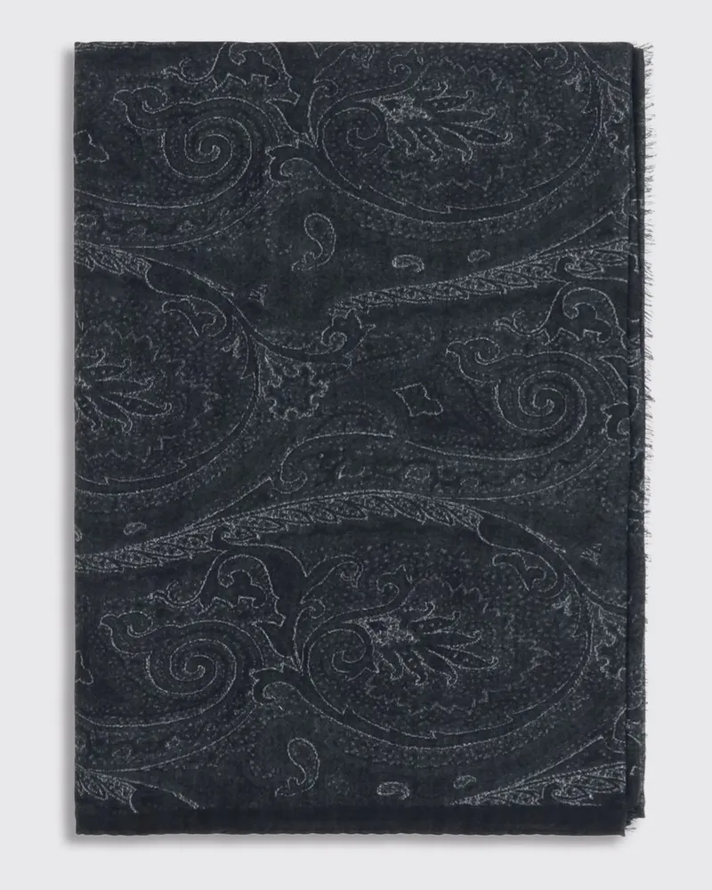 Etro Schal herren Schwarz