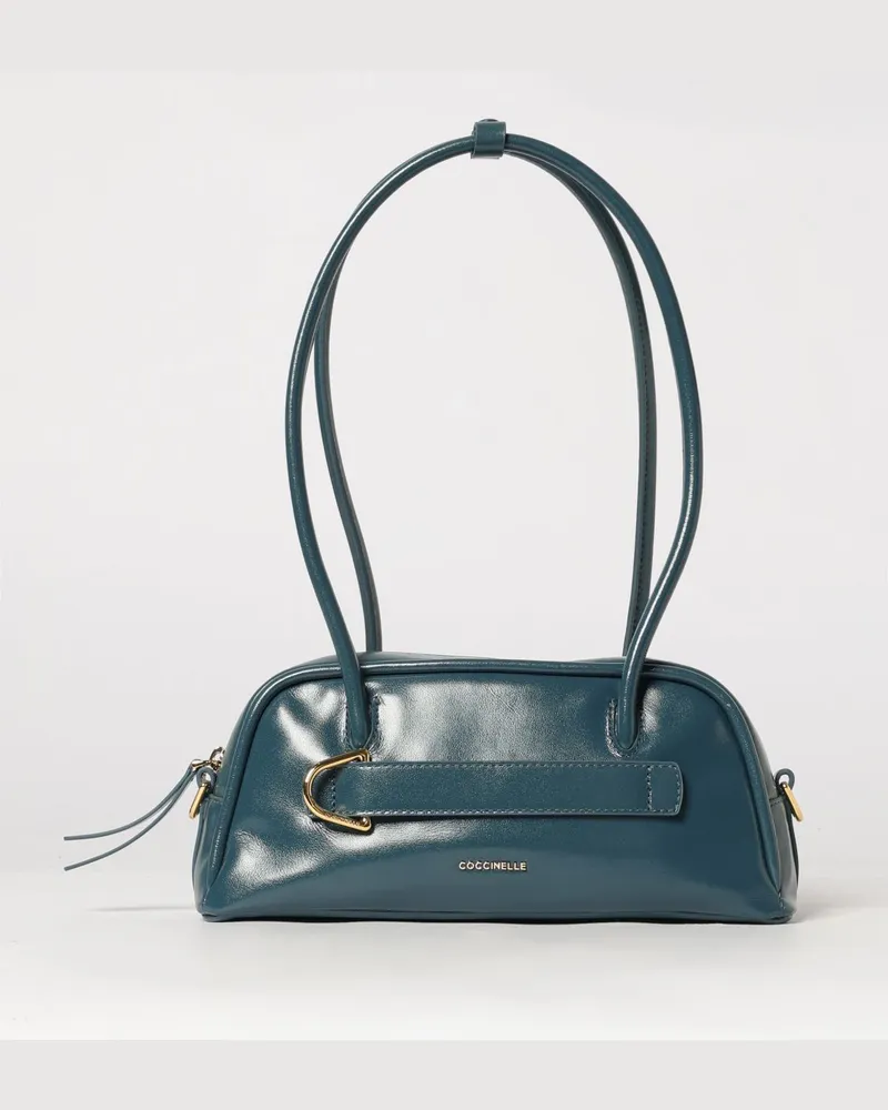 Coccinelle Ledertasche Blau
