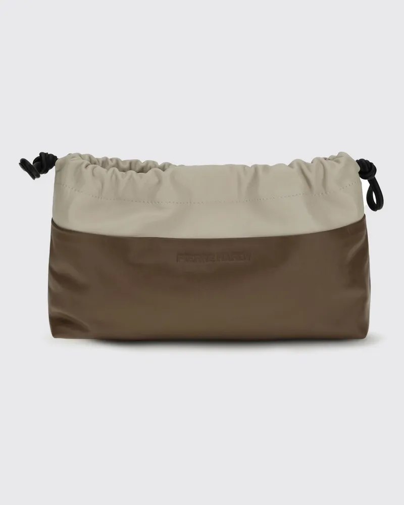 Pierre Hardy Leder-Pouch Camel