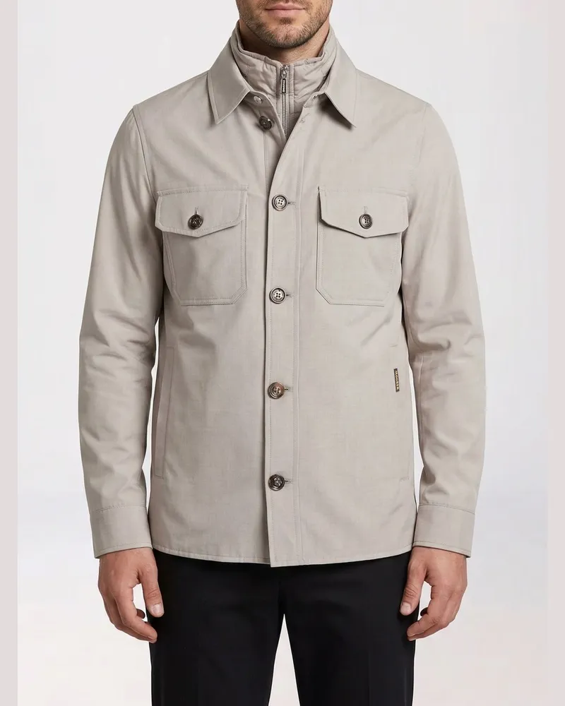 MOORER Jacke herren Sand