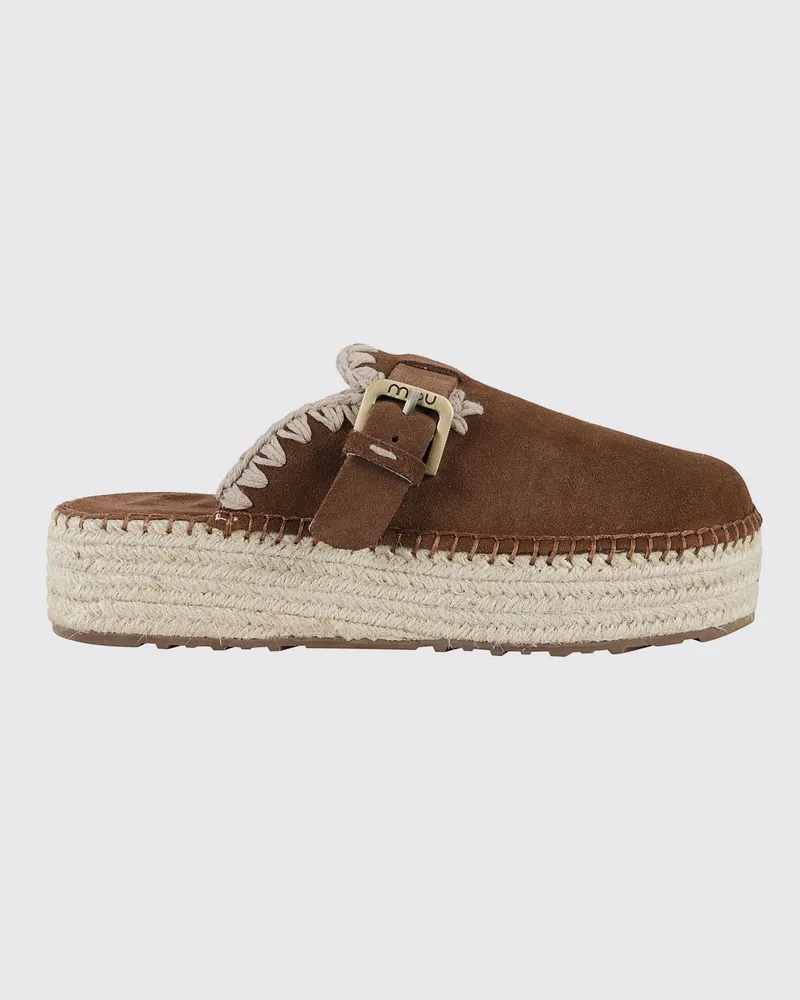 Mou Flache sandalen damen Braun