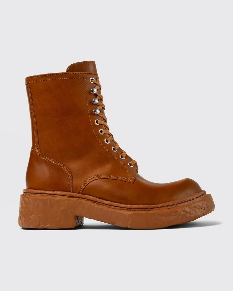 Camper Vamonos Ankle Boot aus Leder Braun