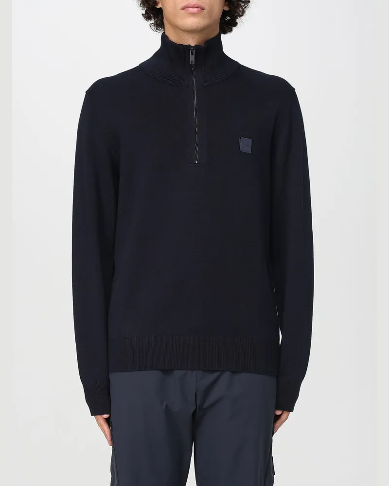 HUGO BOSS Pullover herren Blau